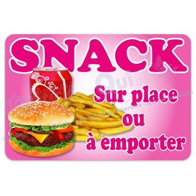 Adhésif Publicité SNACK (ref2)