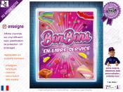 PLV BONBONS| choix : affiche autocollante - diffusant pour enseigne lumineuse - banderole - toile imprimée