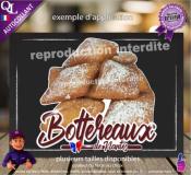 Autocollant BOTTEREAUX de NANTES titre STICKER