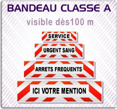 Bandeau visible 100m