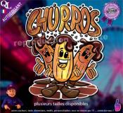 Autocollant CHURROS CARTOON TRIO COMIQUE