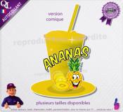 autocollant GRANITE parfum ANANAS sticker