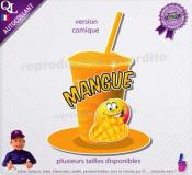 autocollant GRANITE parfum MANGUE sticker