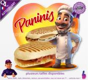 Autocollant PANINIS COEUR chef 1