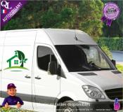 Autocollant LOGO ref 1 paysagiste jardinier elagueur