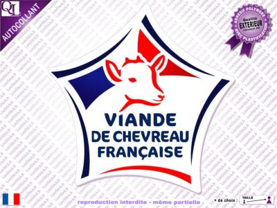 Autocollant VIANDE DE CHEVREAU FRANCAIS