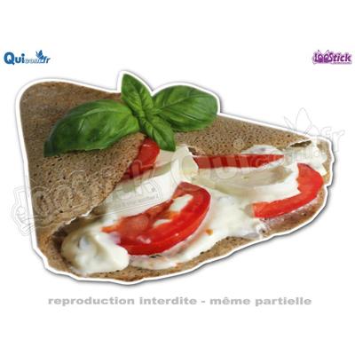 Autocollant Crêpe Tomate Mozzarella