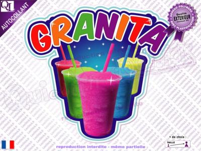 Autocollant GRANITA titre GRANITAS