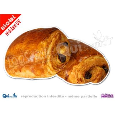 Autocollant PAIN au CHOCOLAT (ref2)