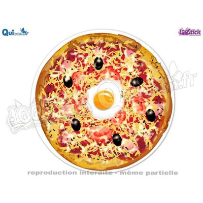 Autocollant Pizza Forestière