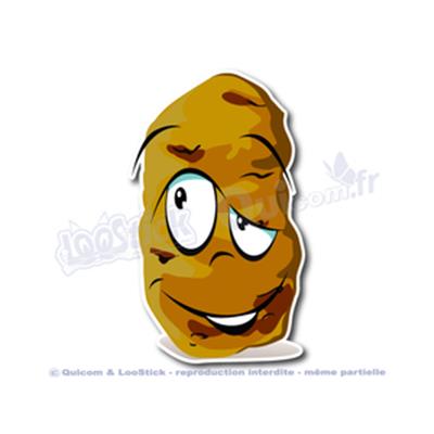 Autocollant Cartoon POMME de TERRE