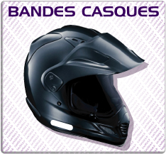 Autocollants rflchissants casque