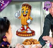 Autocollant CHURROS COMIQUE