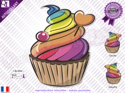 Autocollant CUPCAKE gâteau (ref1)