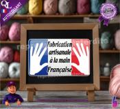 Autocollant FABRICATION artisanaleà la main Française
