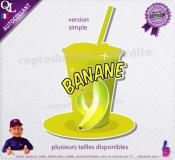 autocollant GRANITE parfum BANANE sticker