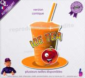 autocollant GRANITE parfum ICE TEA sticker