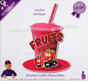 autocollant GRANITE parfum FRUITS ROUGES sticker