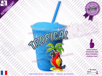 Autocollant GRANITA TROPICAL comique