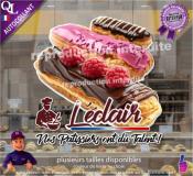 Autocollant L'ECLAIR nos patissiers ont du talent