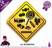Autocollant PANNEAU AUSTRALIE confiserie foraine