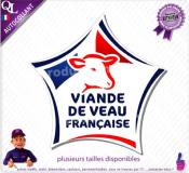 Autocollant VIANDE DE VEAU FRANCAISE