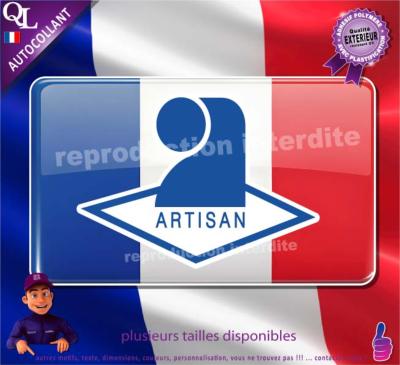Autocollant ARTISAN FRANCE FRANCAIS
