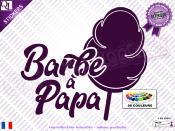 Stickers BARBE  PAPA (ref6)