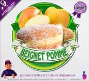 Autocollant BEIGNET POMME ruban forain STICKER