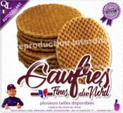 Autocollant GAUFRES FINES du NORD TITRE détouré STICKER