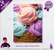 GLACES BOULES poster photo adhésif  ref 1