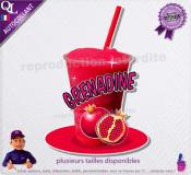 autocollant GRANITE parfum GRENADINE sticker