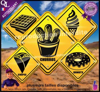Autocollant PANNEAU AUSTRALIE snack sucré