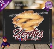 Autocollant ZEZETTES de SETE TITRE sticker