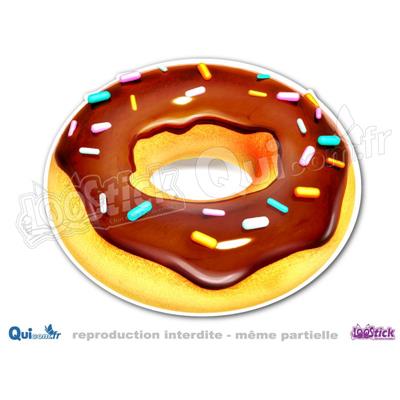 Autocollant Donut Dessin