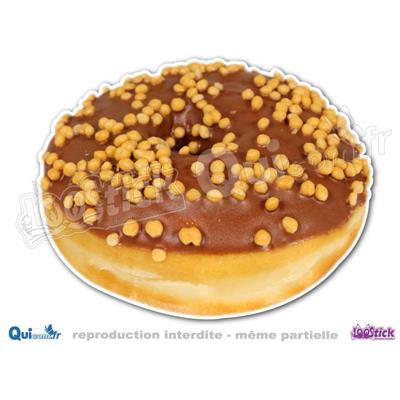 Autocollant Donut Choco Pralines (ref1)