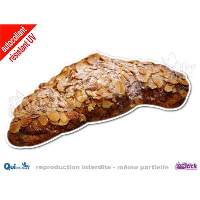 Autocollant CROISSANT Amandes