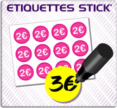 Etiquettes prix