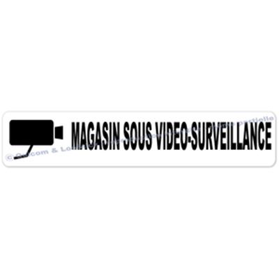 Autocollants Magasin sous Vidéo Surveillance (PM)