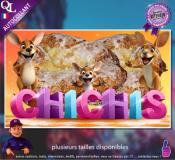 Autocollant CHICHIS titre 3D KANGOUROU affiche