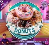 Autocollant DONUTS ruban forain STICKER