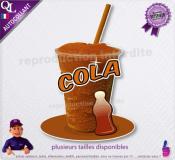 autocollant GRANITE parfum COLA sticker