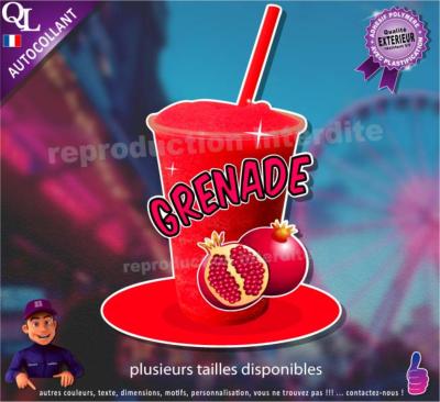 autocollant GRANITE parfum GRENADE sticker