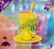 autocollant GRANITE parfum ANANAS sticker