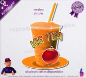autocollant GRANITE parfum ICE TEA sticker