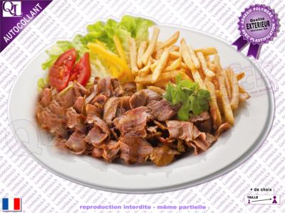 Autocollant Assiette KEBAB