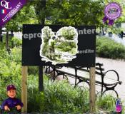 Autocollant ILLUSTRATION ref 2 paysagiste jardinier elagueur