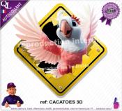 Autocollant PANNEAU AUSTRALIE animaux 3D