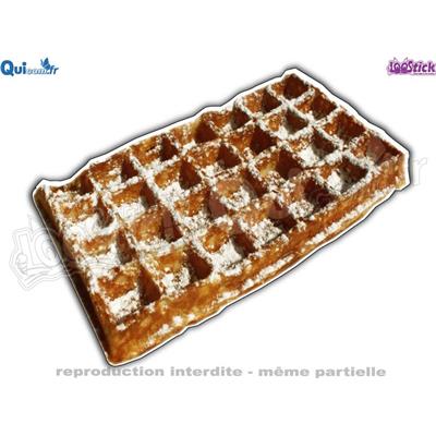 Autocollant Gaufre Sucre