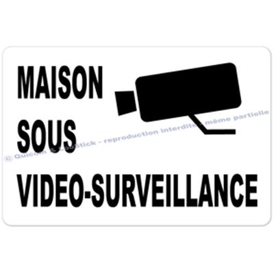 Autocollants Maison sous Vidéo Surveillance (GM)